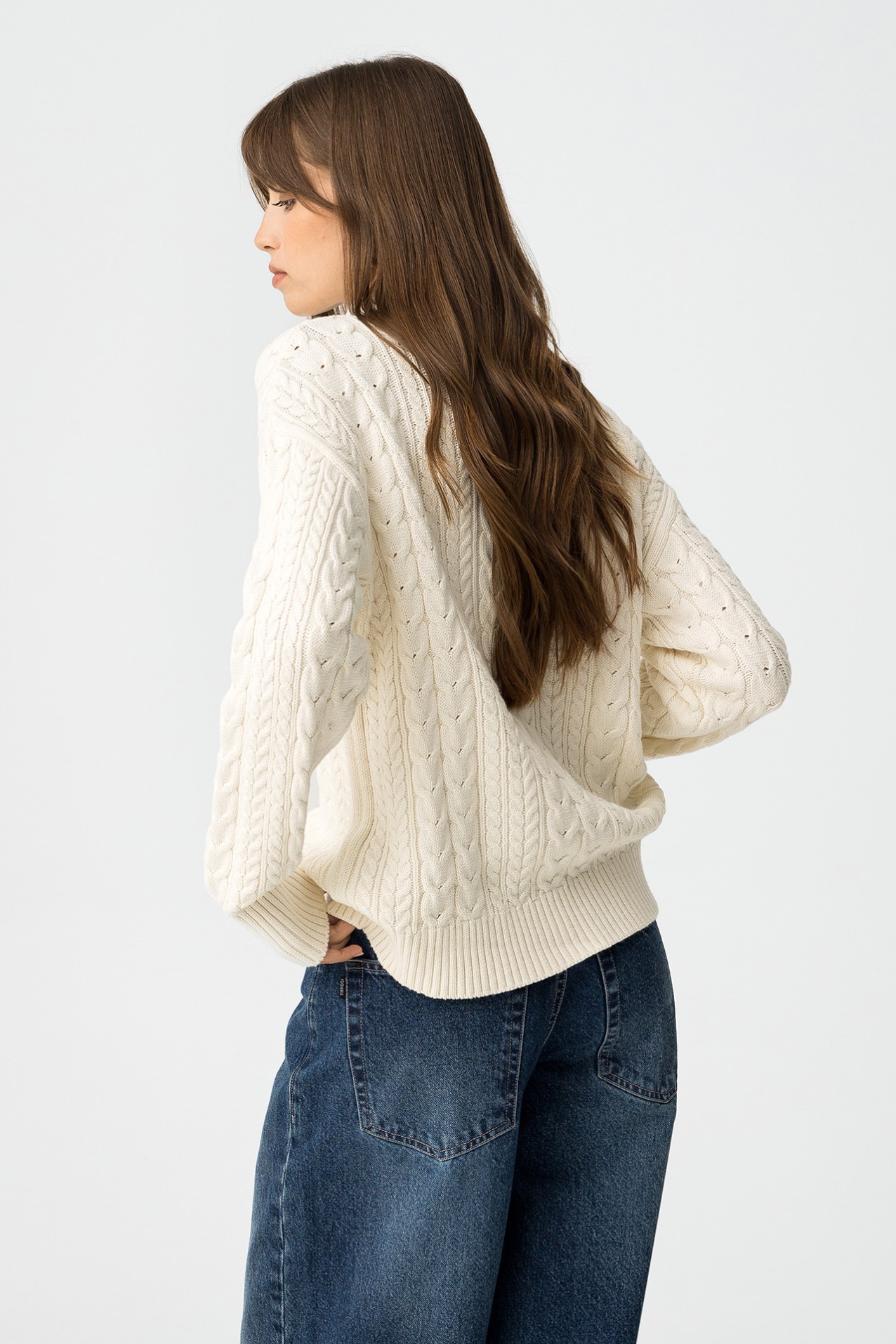 Regular Cable Knit Sweater