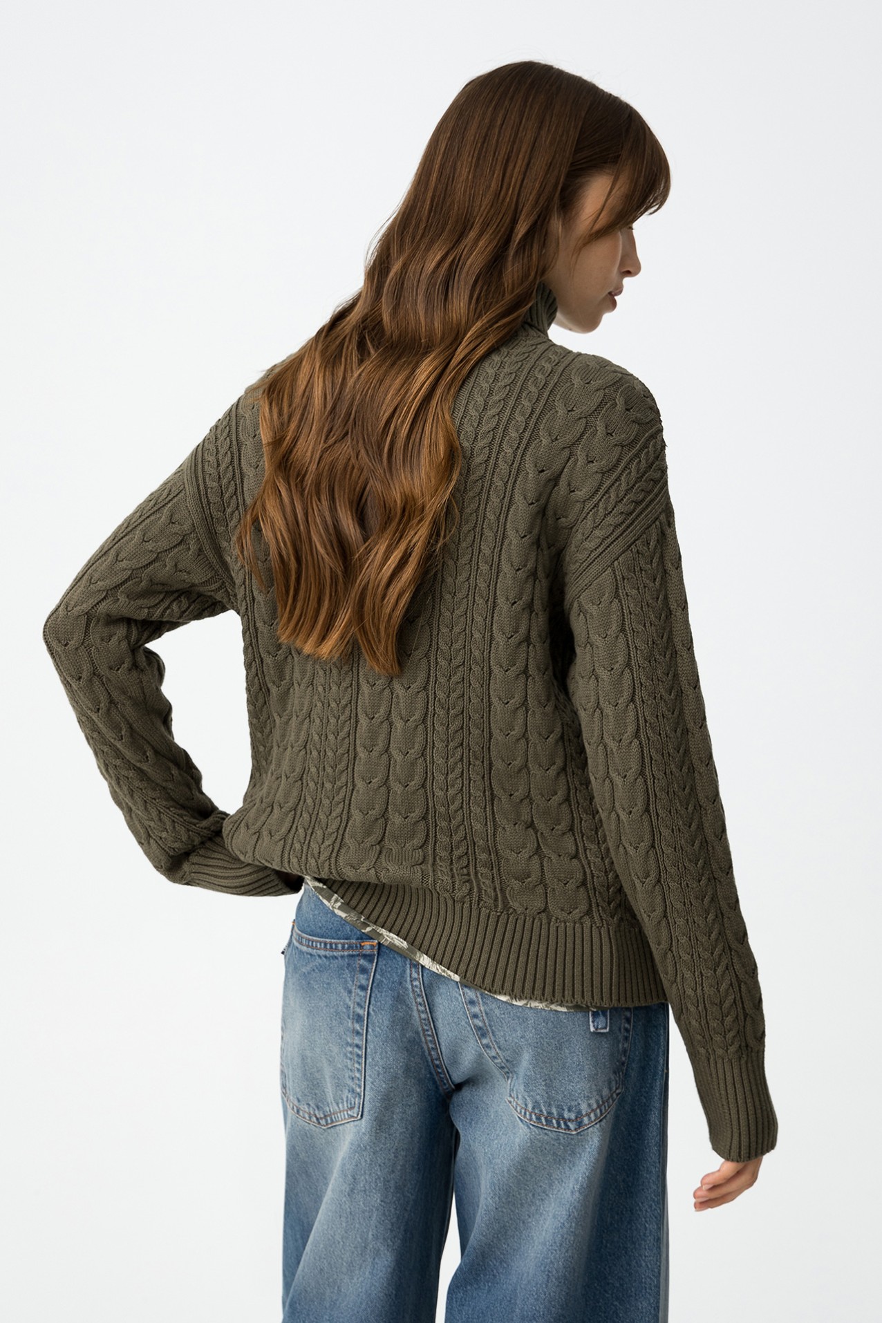 Regular Cable Knit Sweater