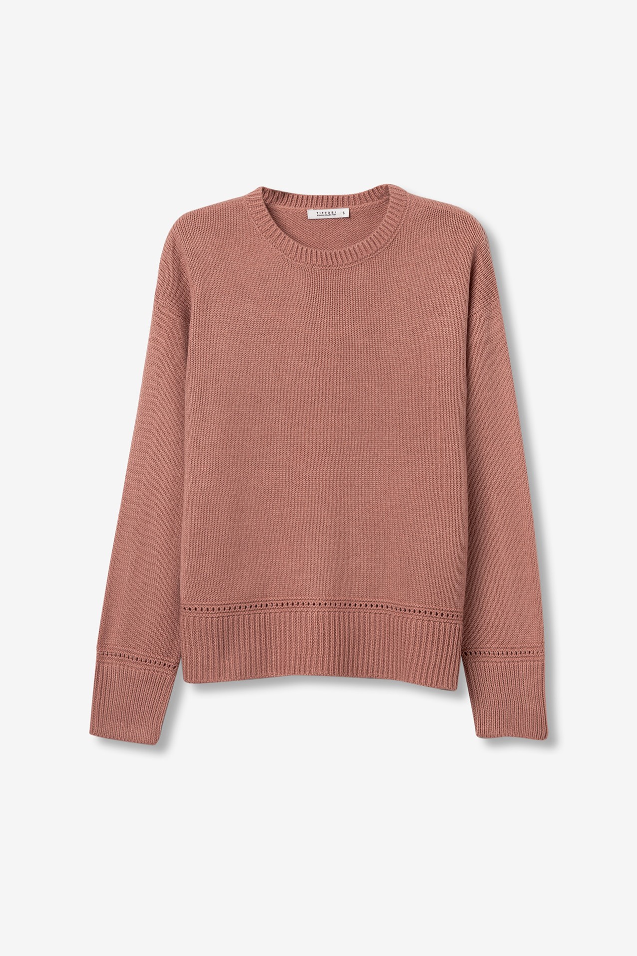 Perforated Detail Sweater