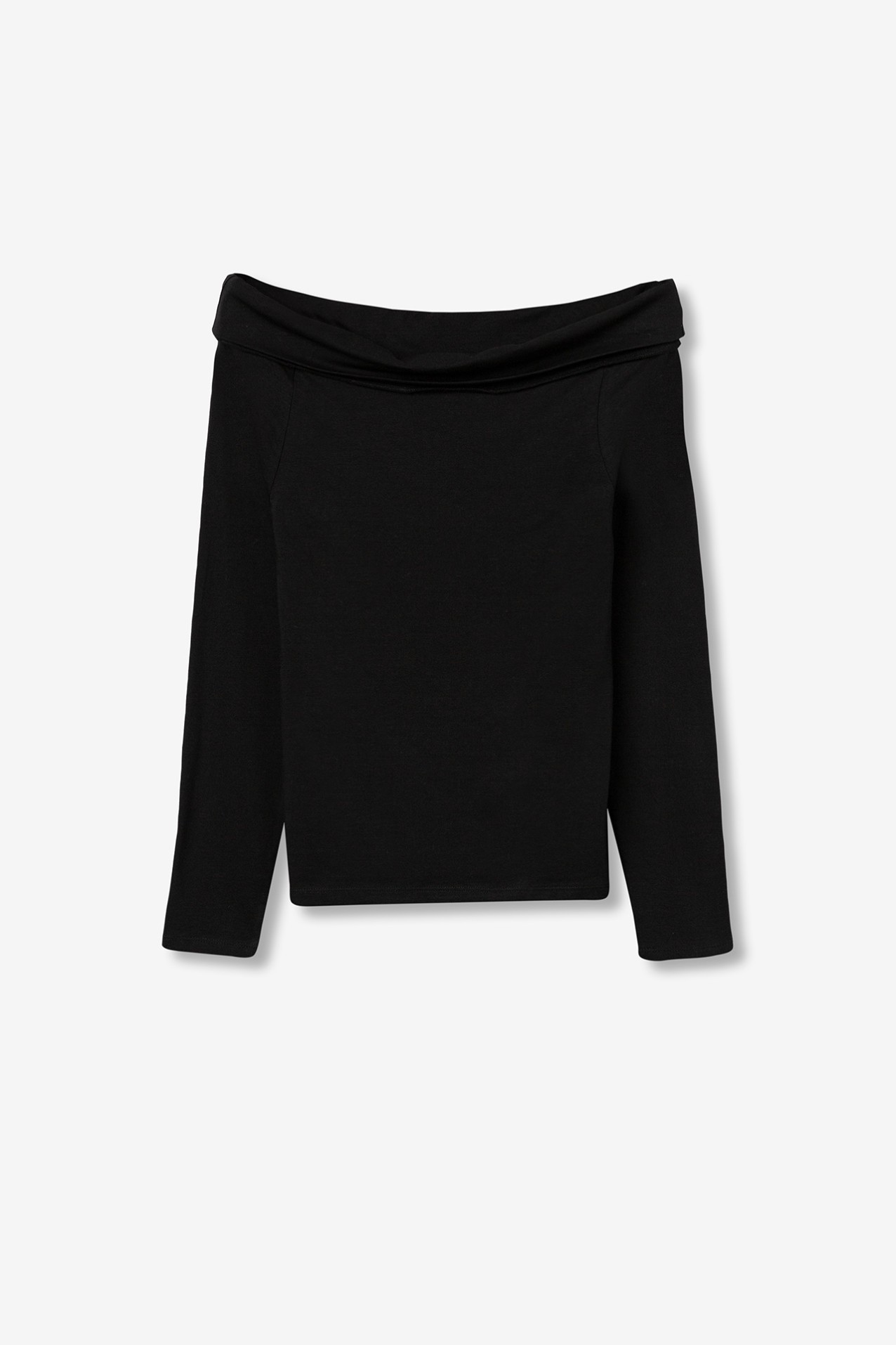 Camiseta Super Slim con Hombros Descubiertos