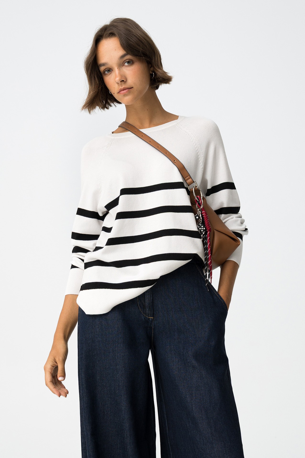 Striped Knit Sweater