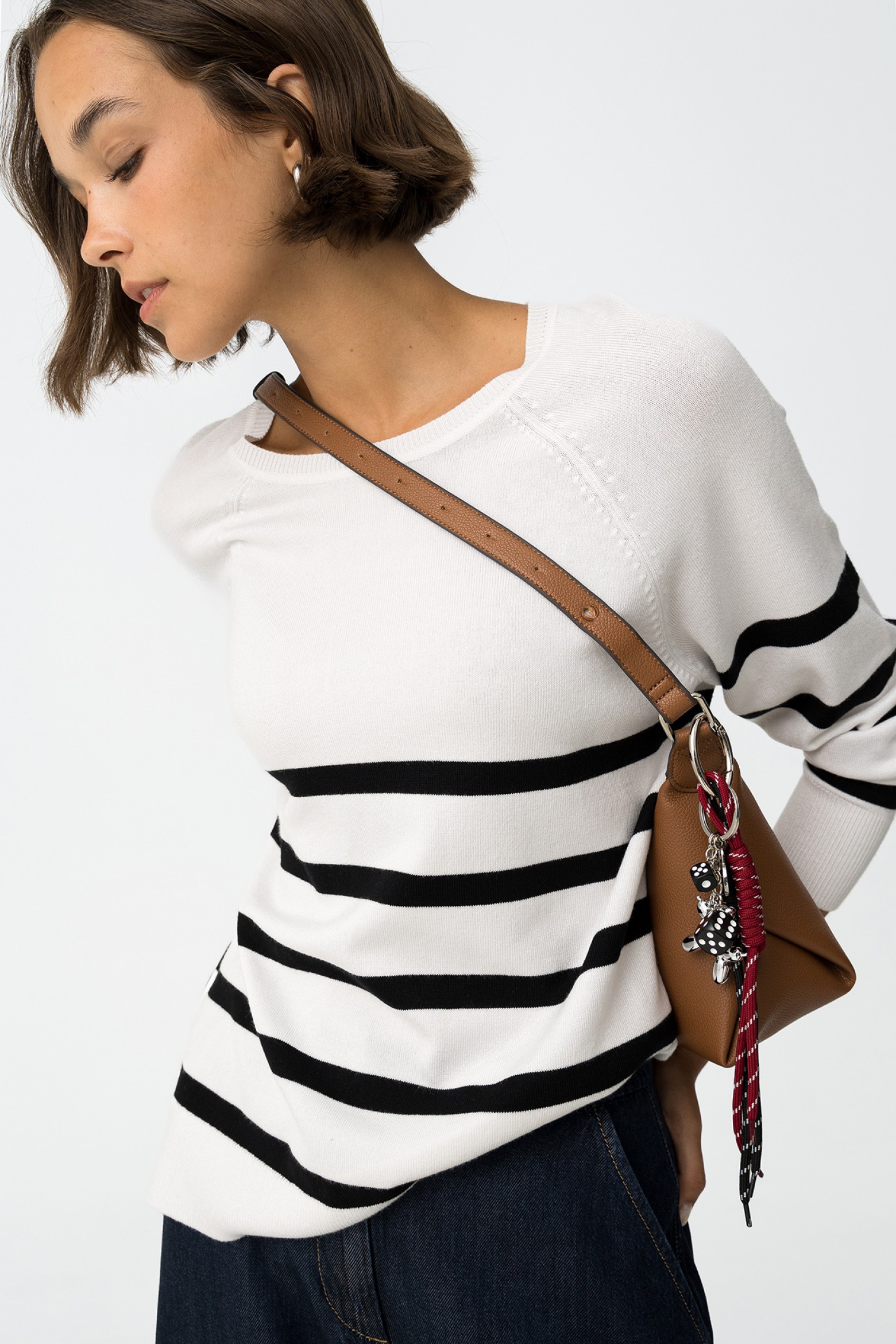 Striped Knit Sweater