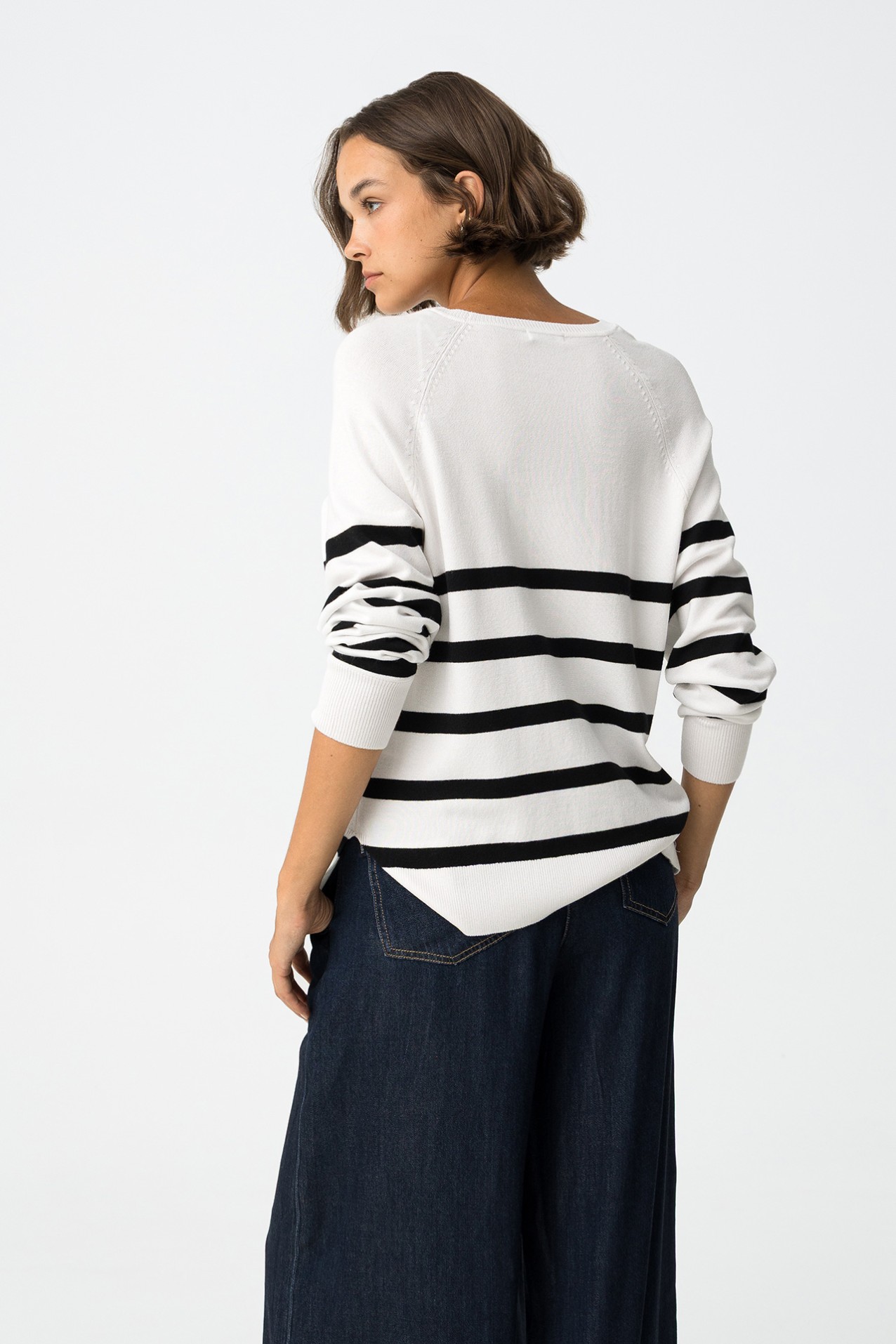 Striped Knit Sweater