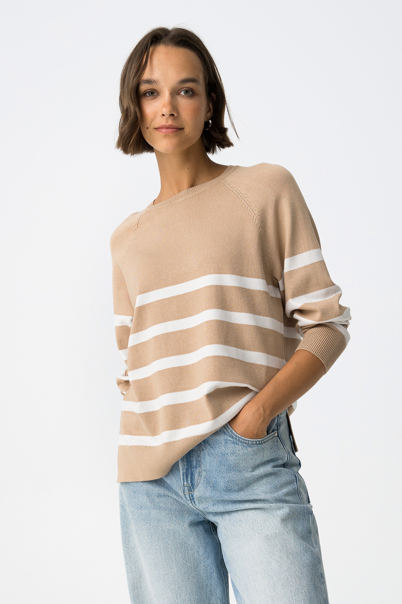 Striped Knit Sweater