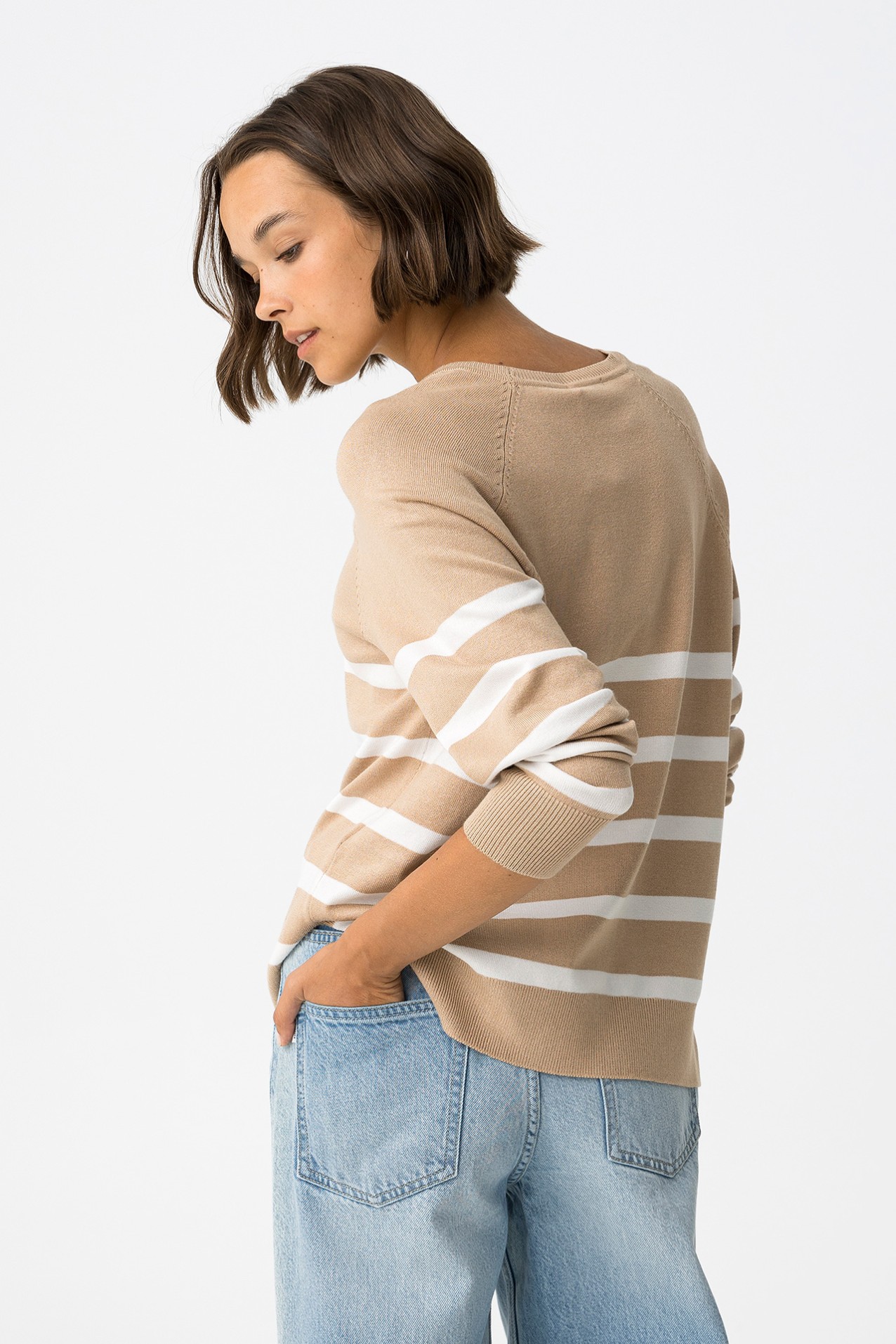 Striped Knit Sweater