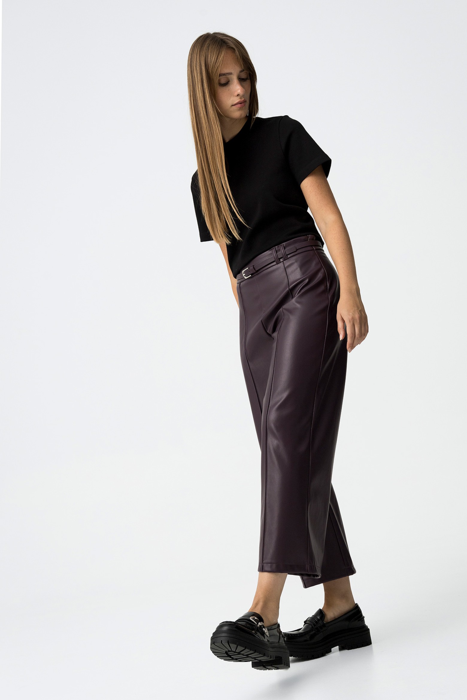 Culotte Trousers With Belt