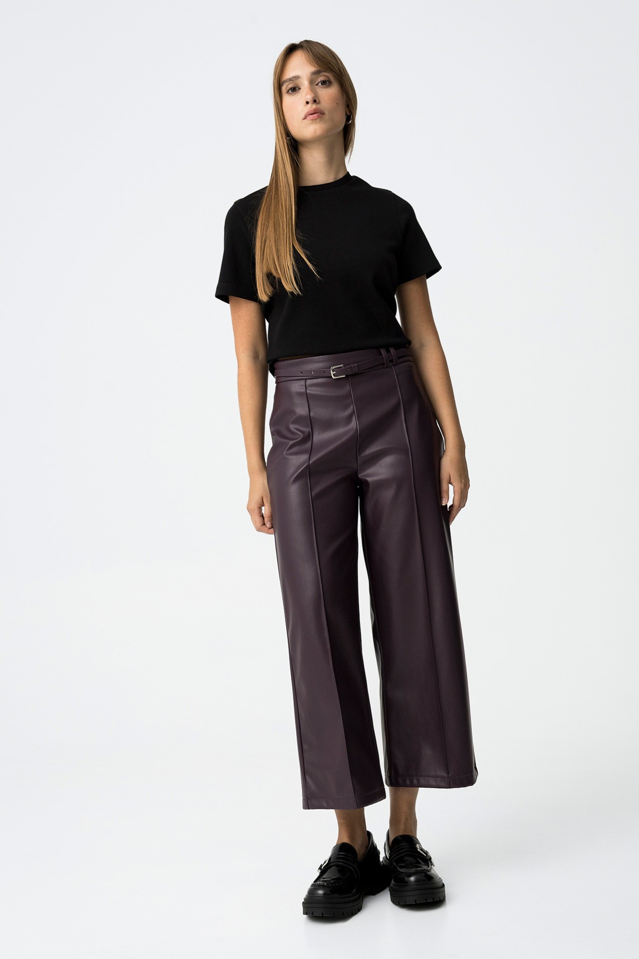 Culotte Trousers With Belt