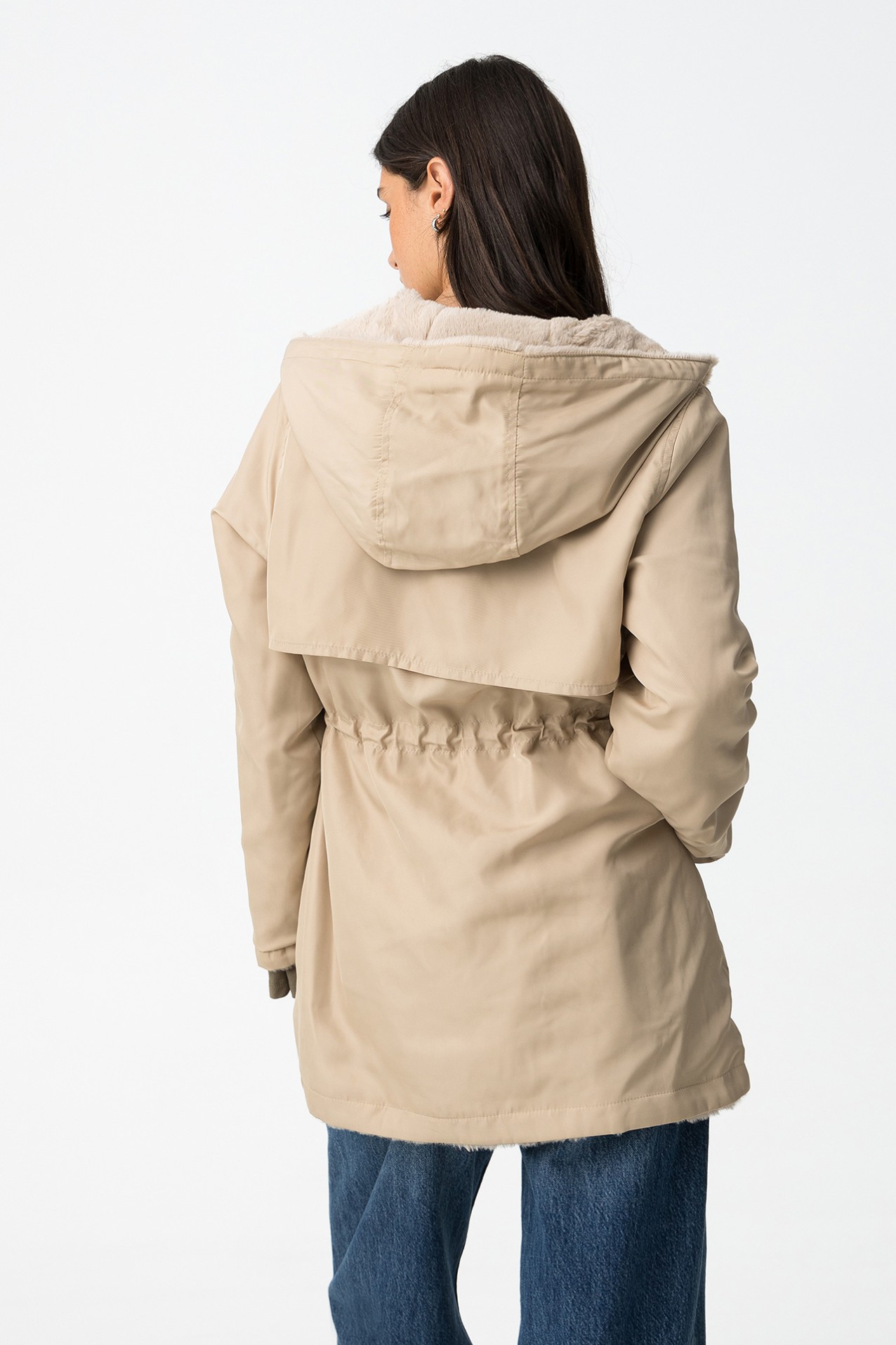 Reversible Relaxed Fit Parka