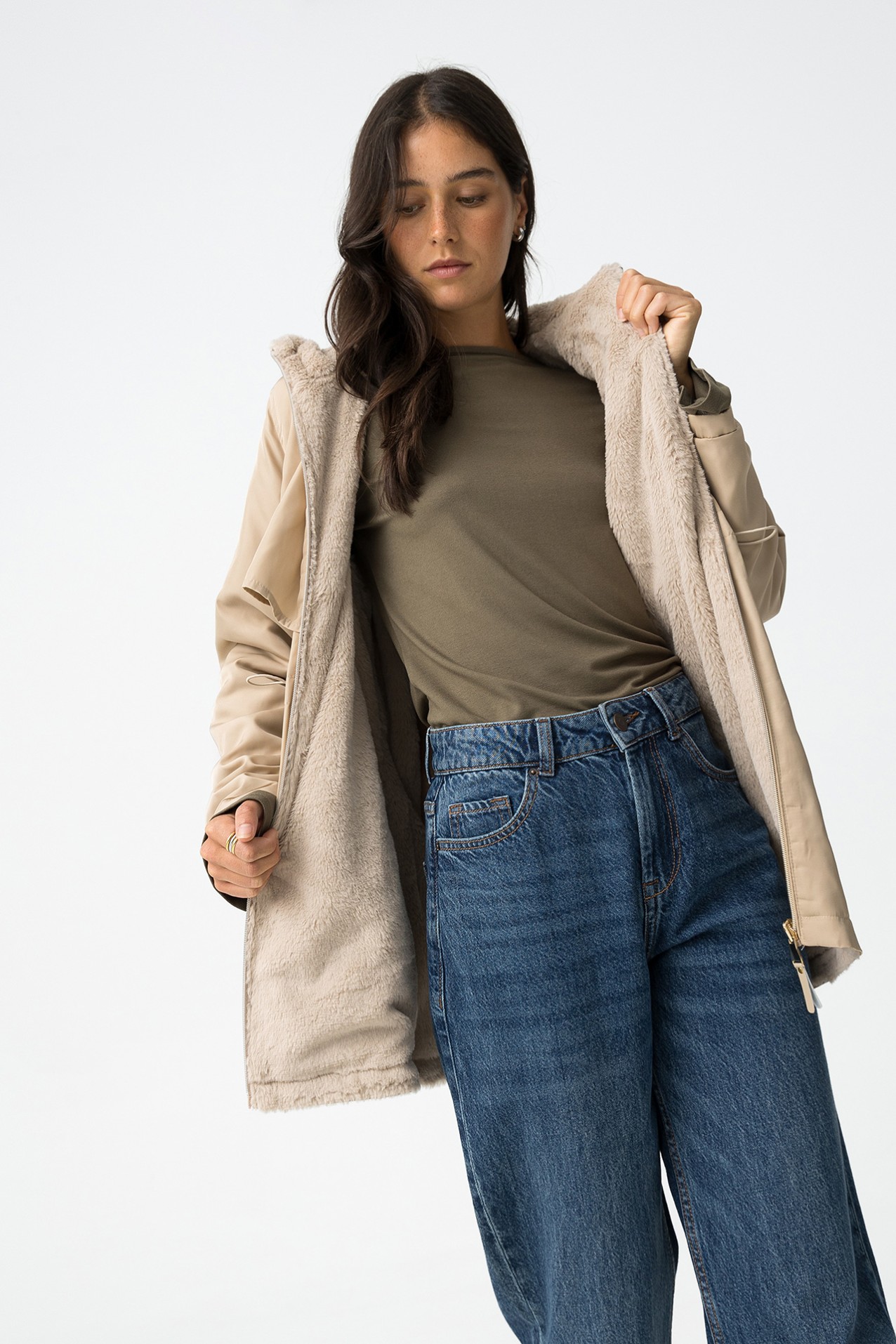 Reversible Relaxed Fit Parka