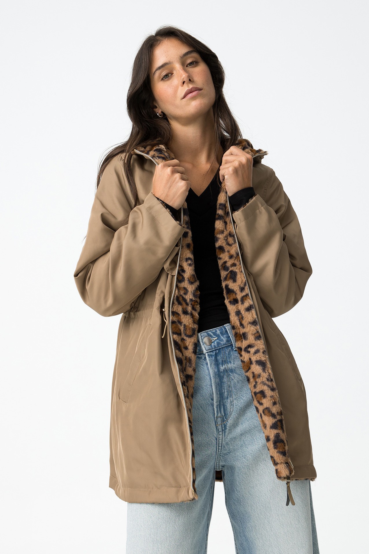 Reversible Relaxed Fit Parka