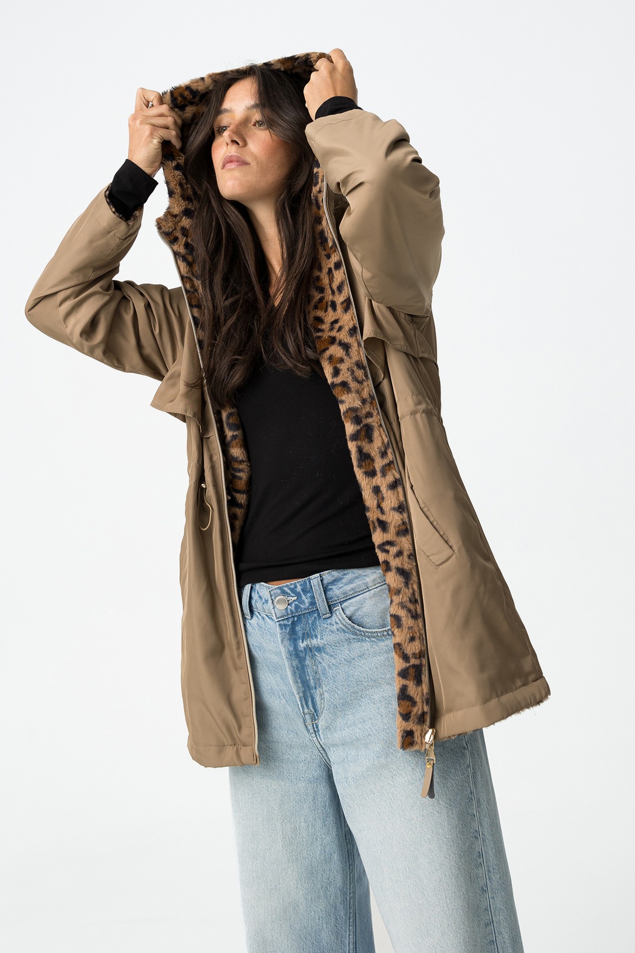 Reversible Relaxed Fit Parka