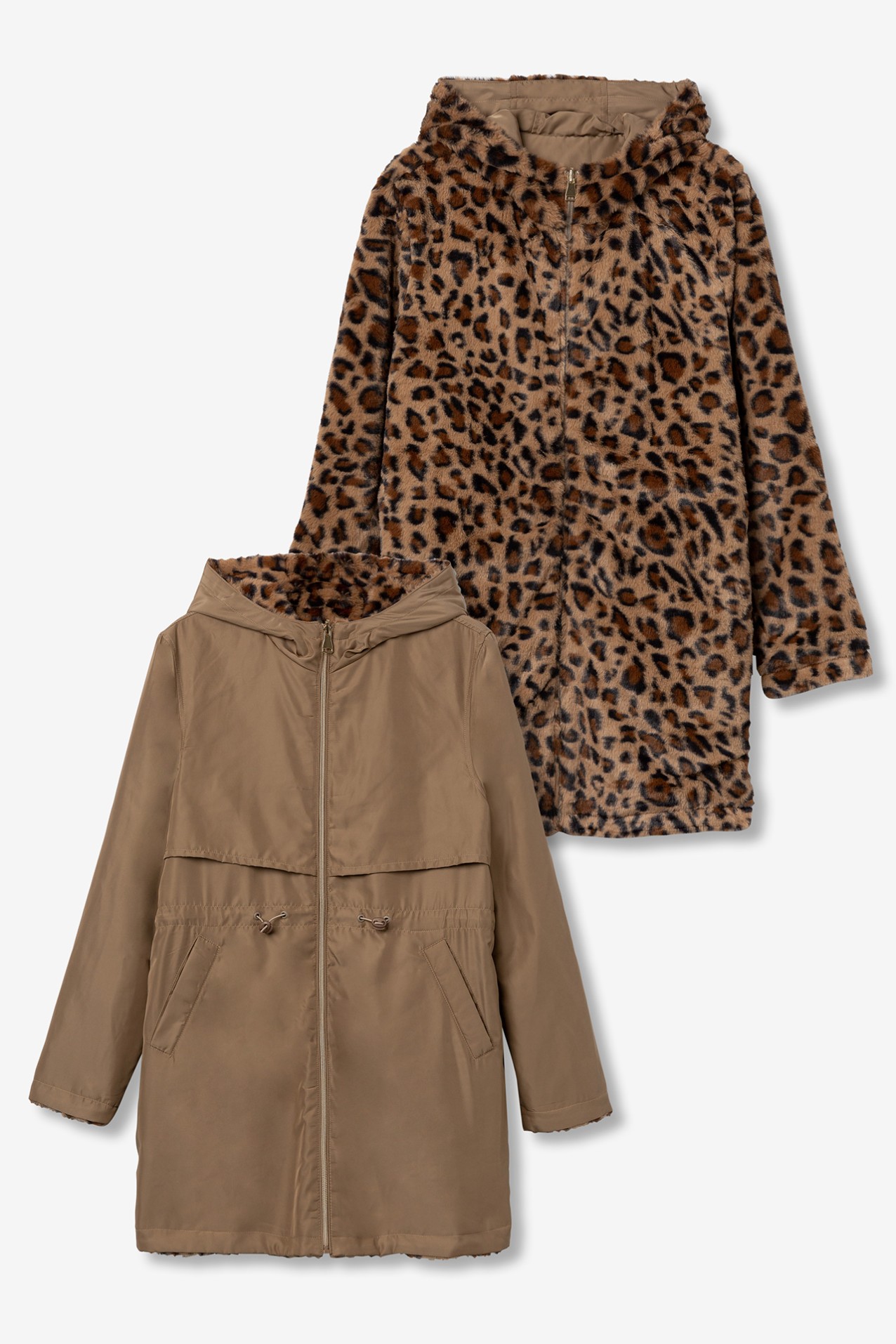 Reversible Relaxed Fit Parka