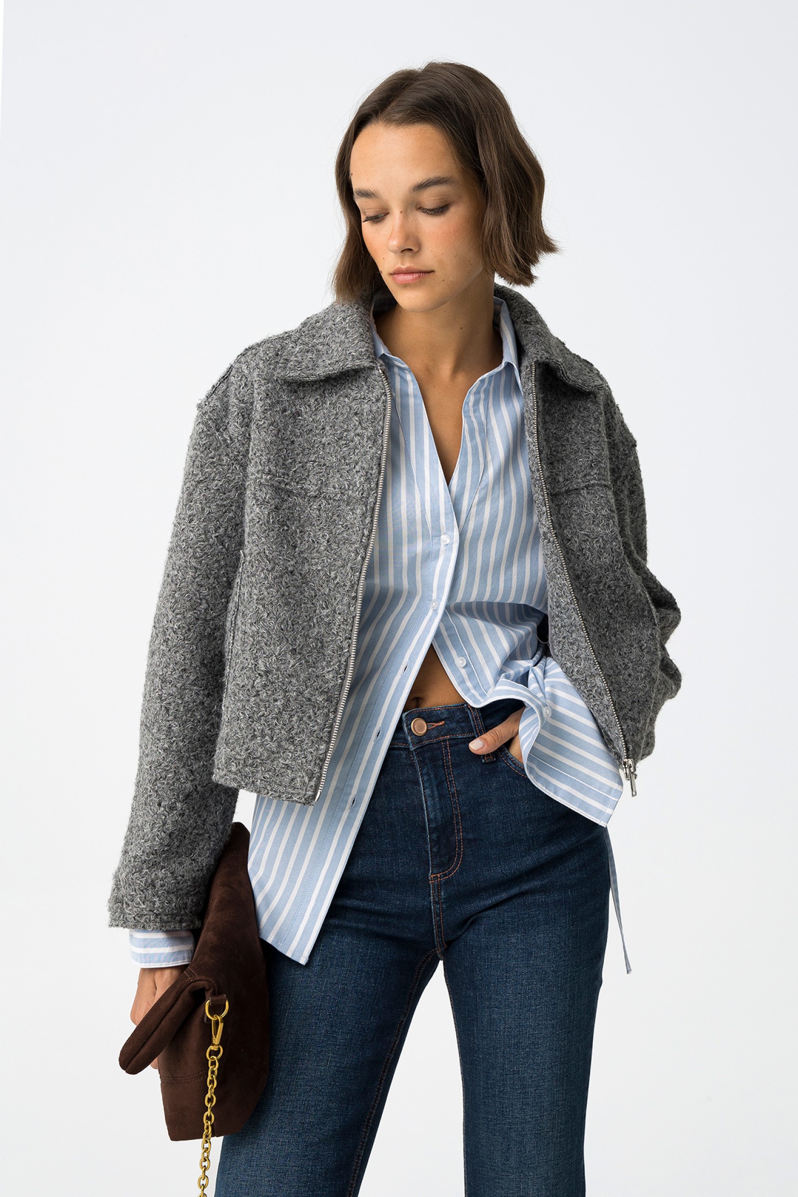 Short Bouclé Jacket