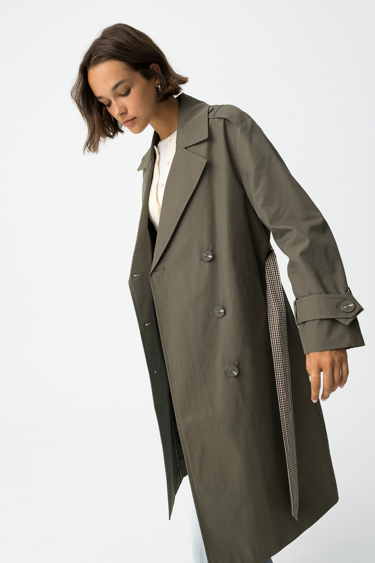 Long Relaxed Fit Trench