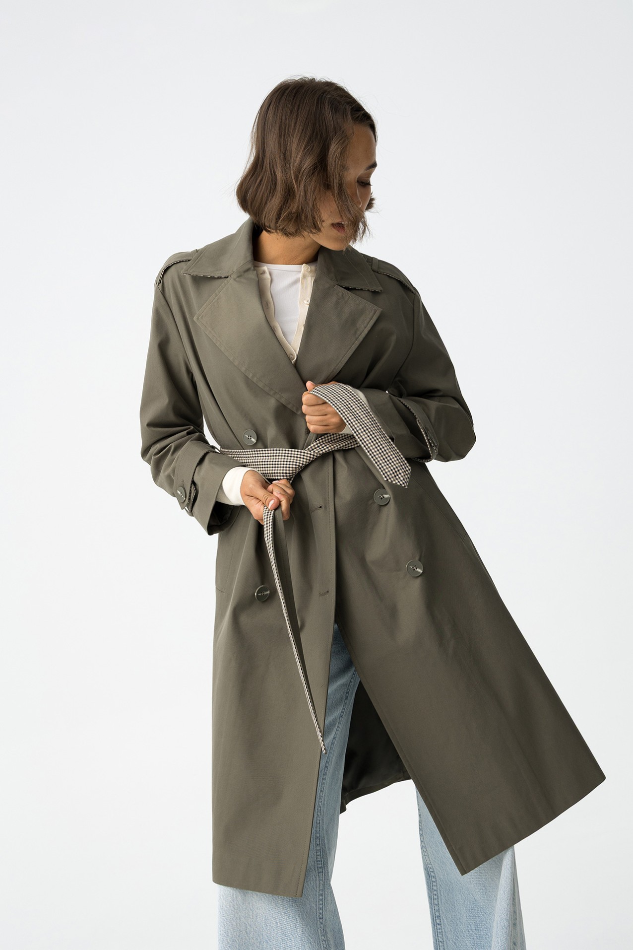 Long Relaxed Fit Trench