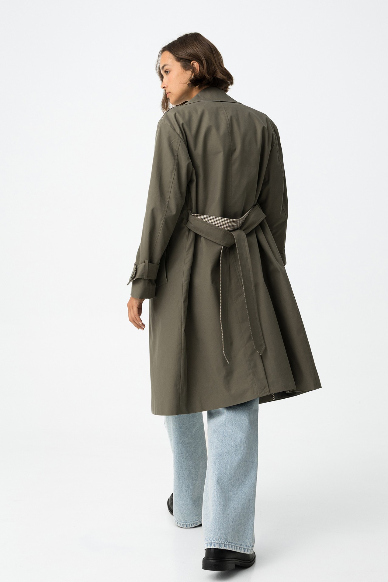 Long Relaxed Fit Trench