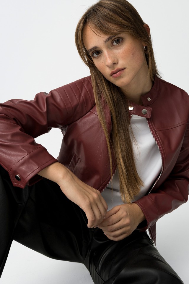 Leather Effect Jacket