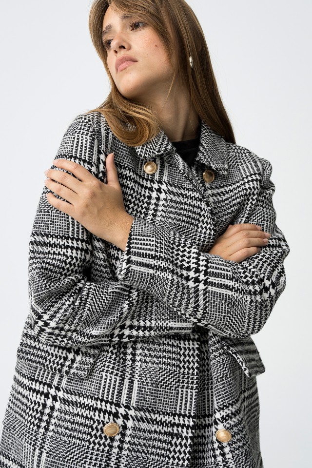 Casaco Comprido de Tweed