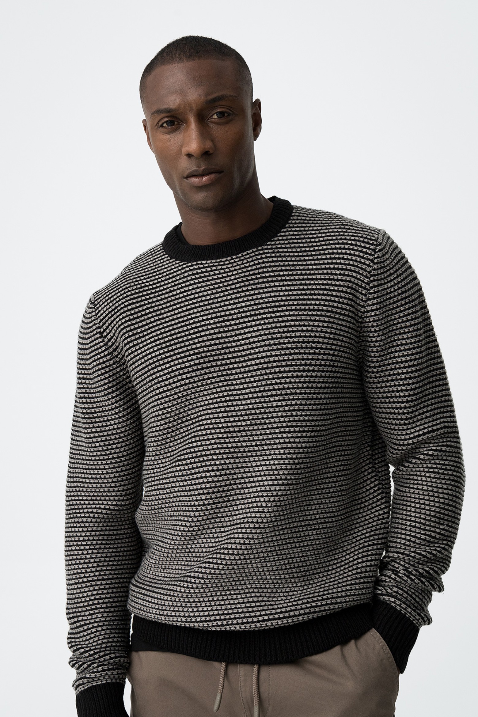 Camisola de Malha às Riscas