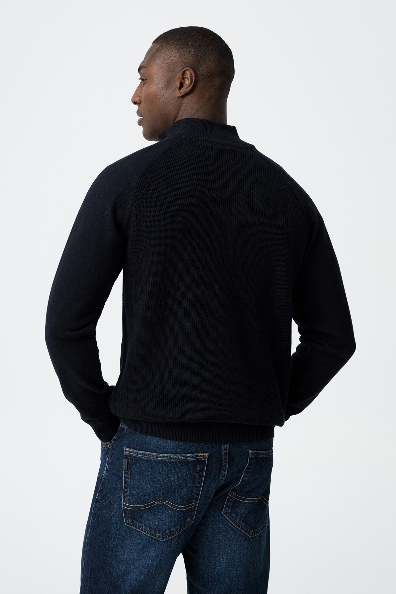 Perkins sweater with zipper