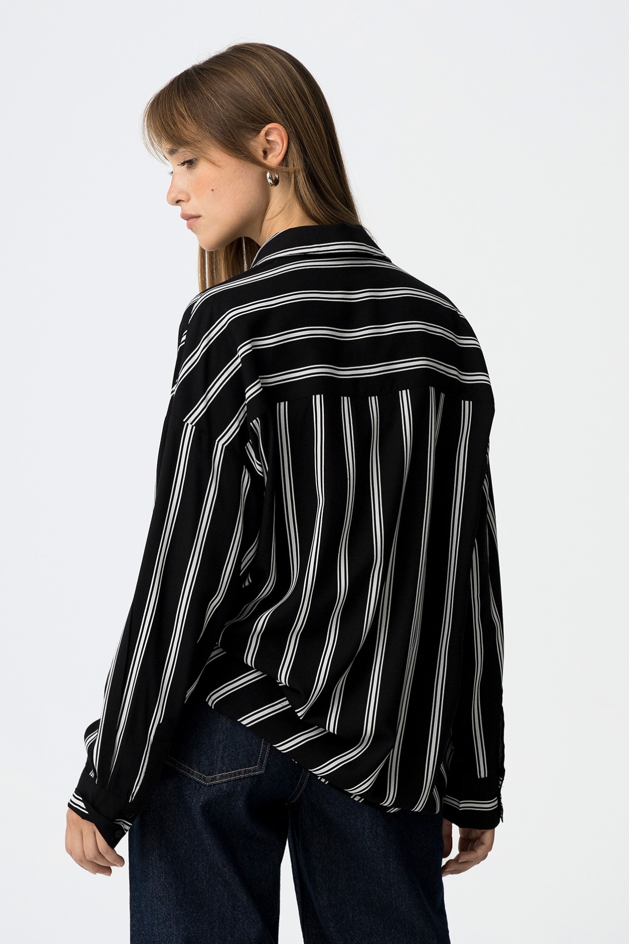 Camisa Relaxed a Rayas