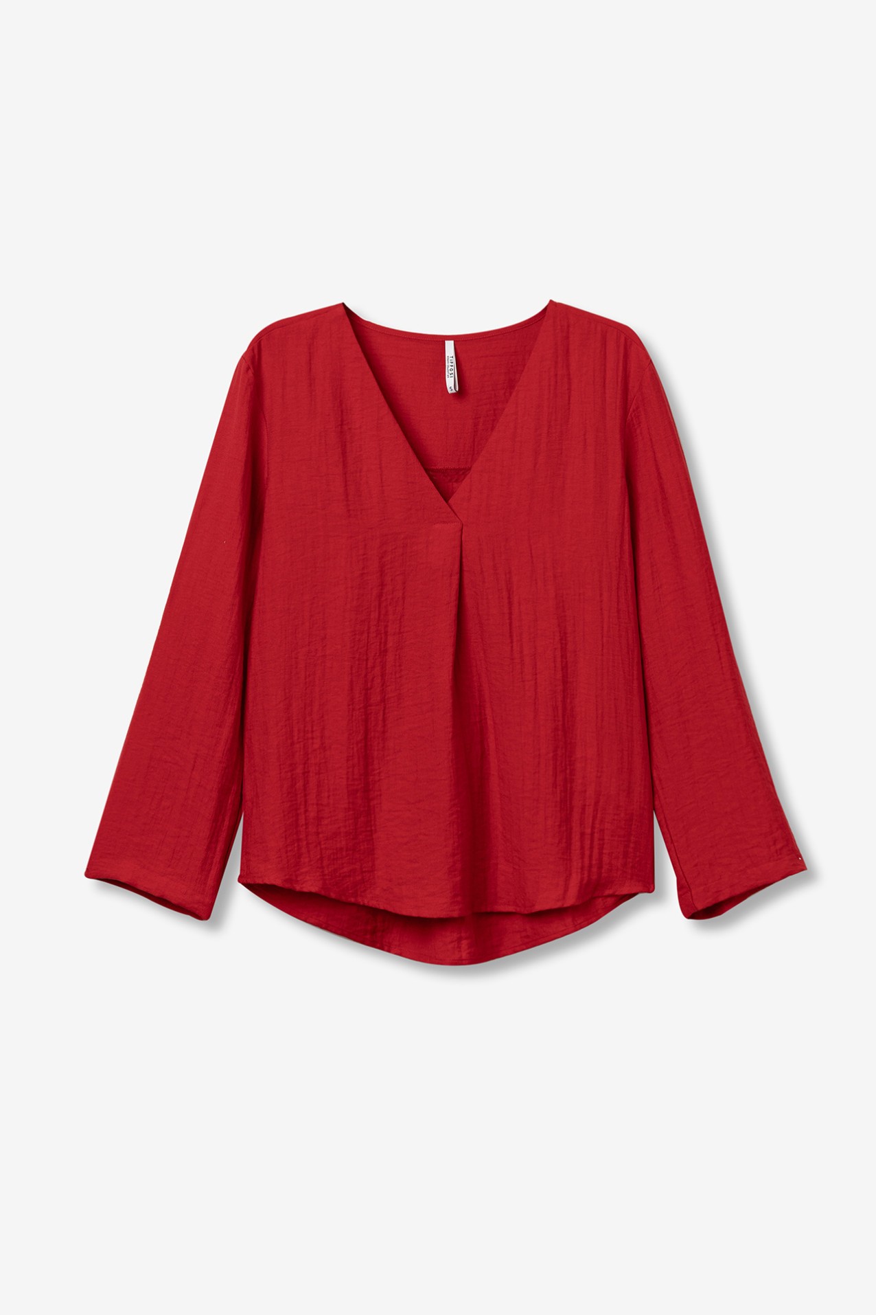 Blusa Texturizada Con Lino