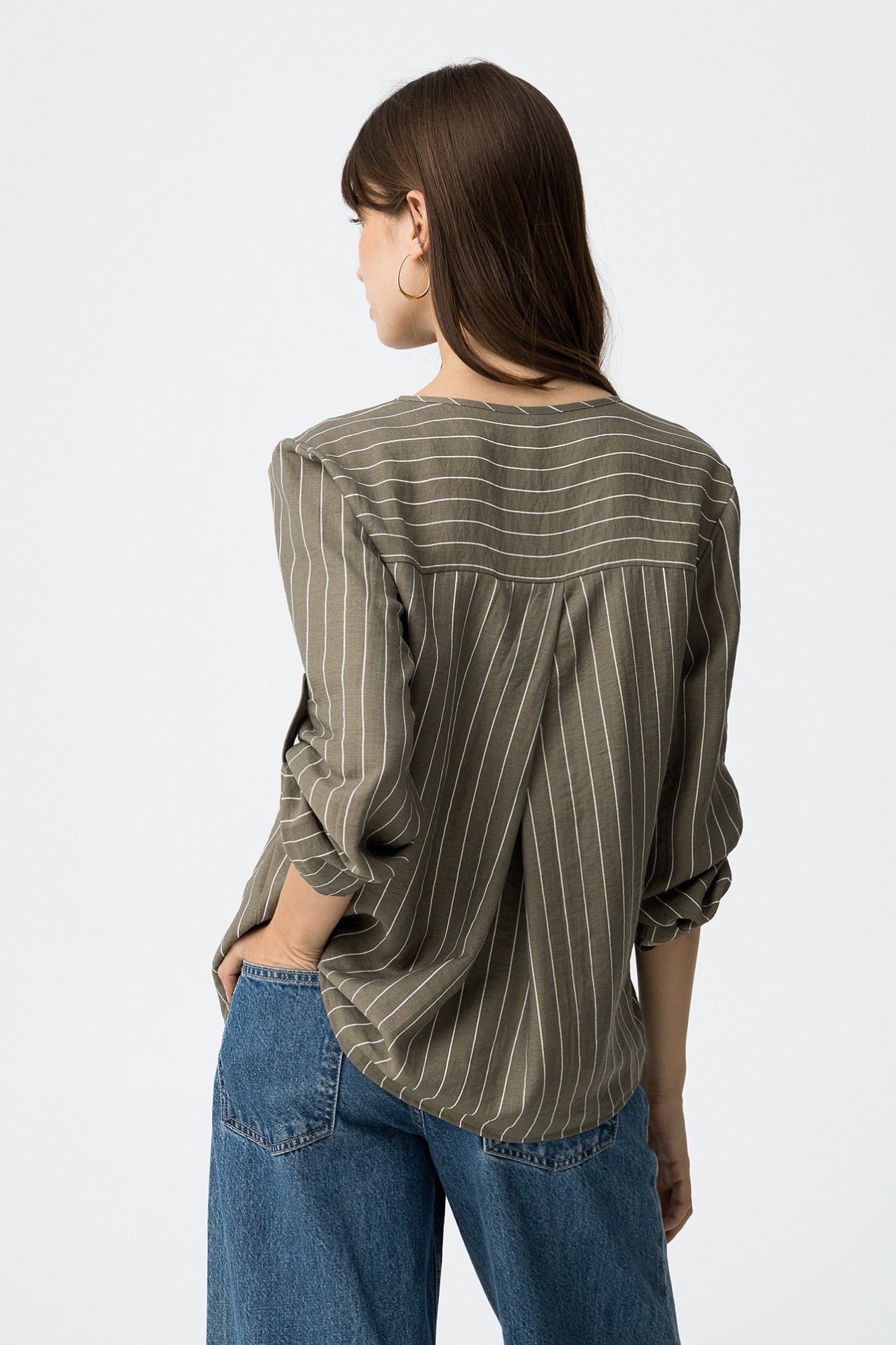 Flowy Linen Blouse