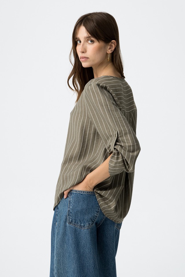Flowy Linen Blouse