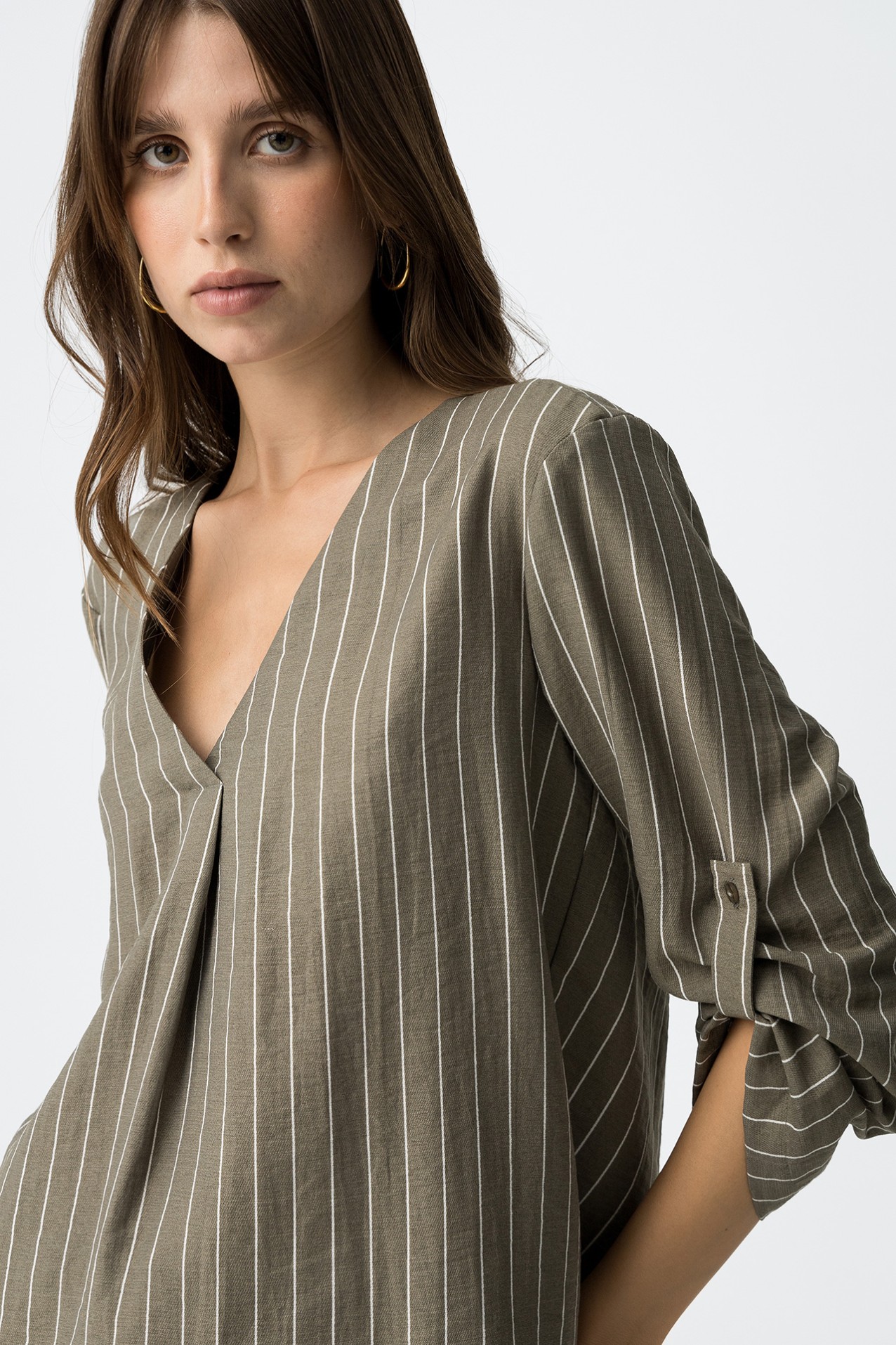 Flowy Linen Blouse
