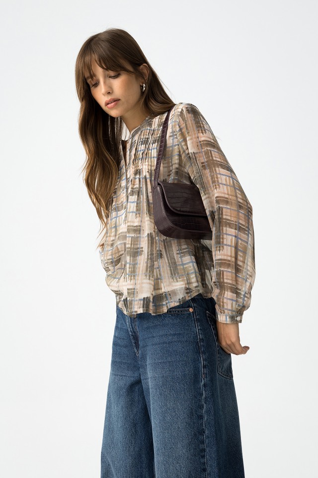 Printed Fluid Blouse