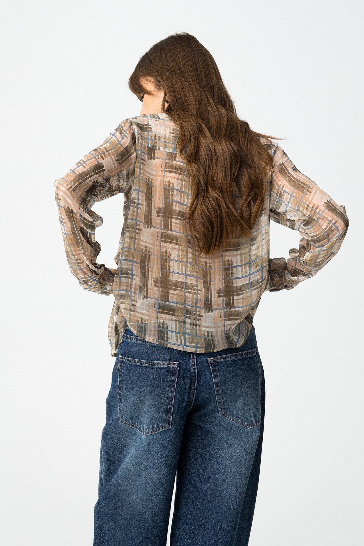 Printed Fluid Blouse