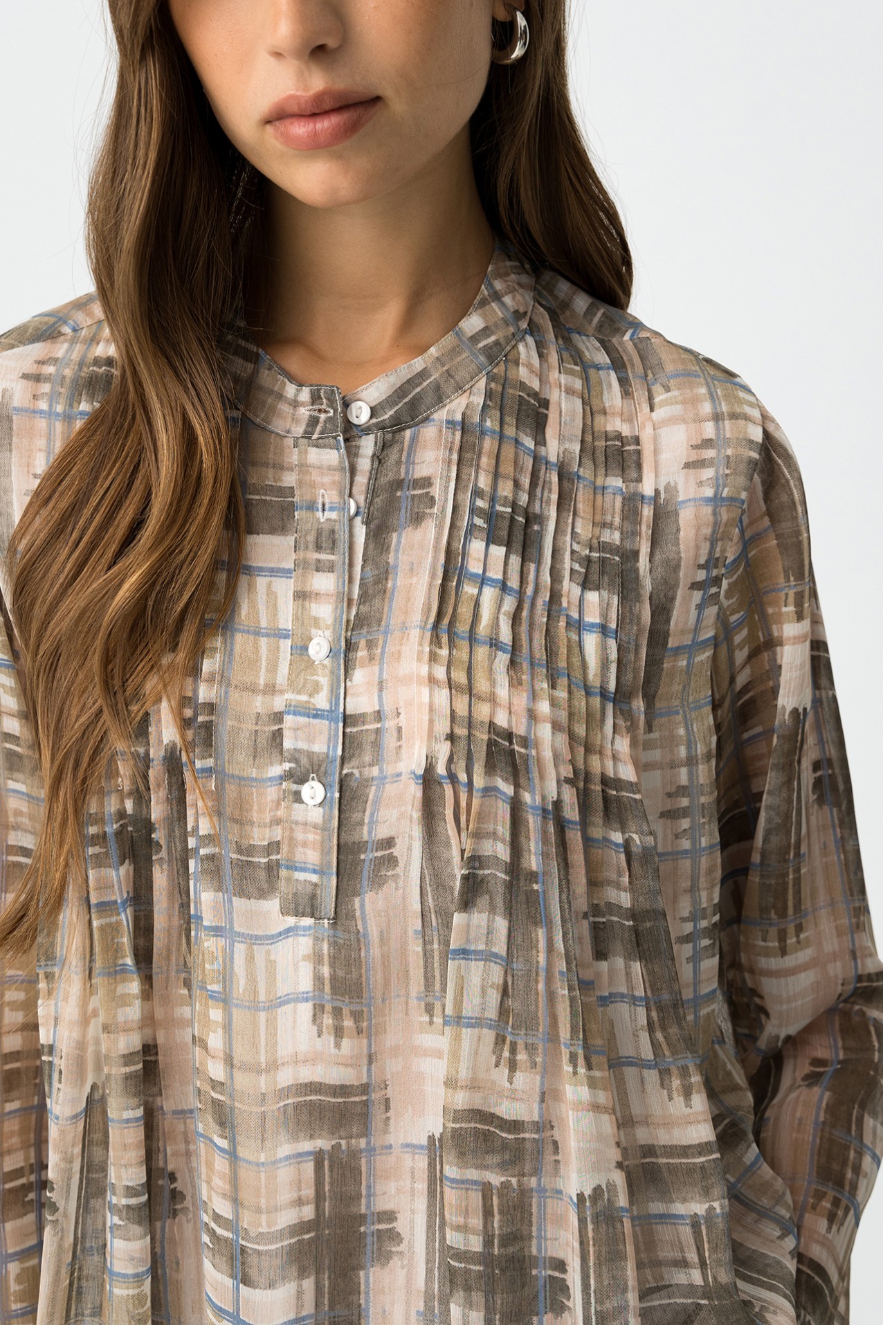 Printed Fluid Blouse