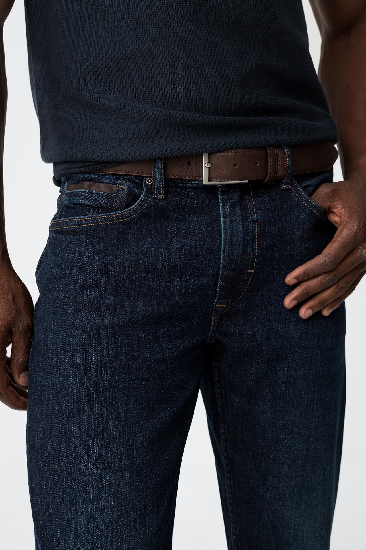 Jeans Leo Comfort Fit Com Cinto