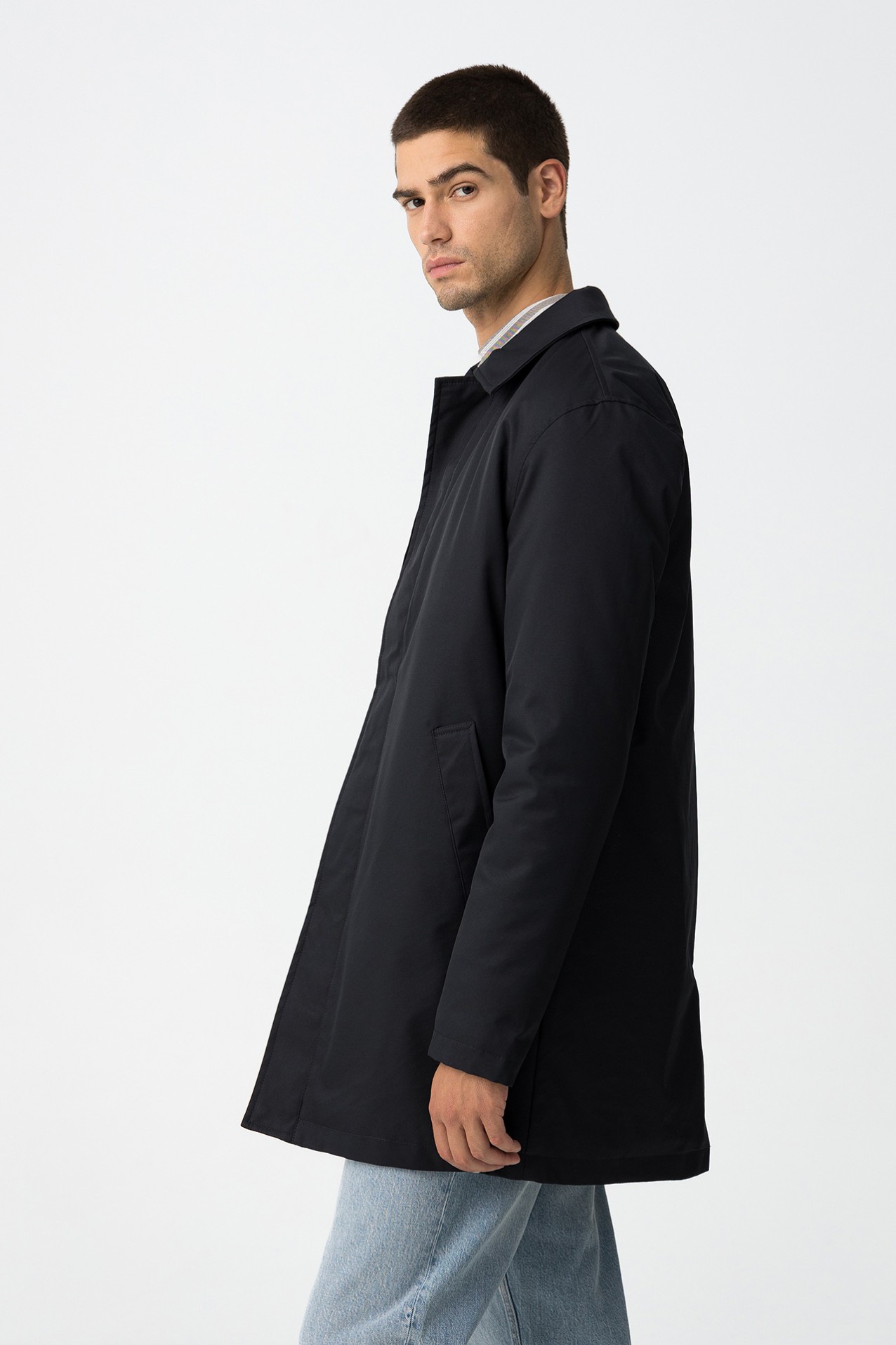 Regular Fit Trench Coat