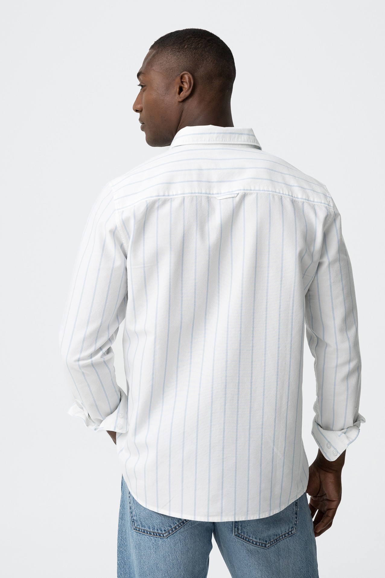 Camisa de Algodo s Riscas