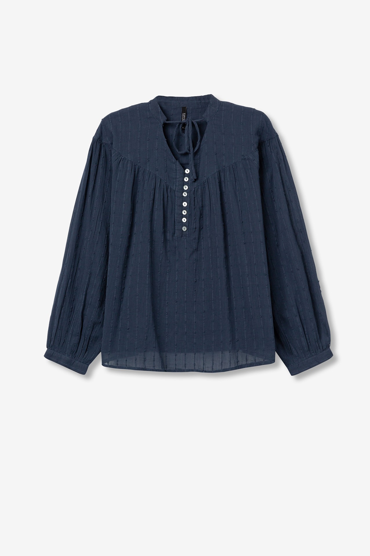 Textured Relaxed Fit Blouse