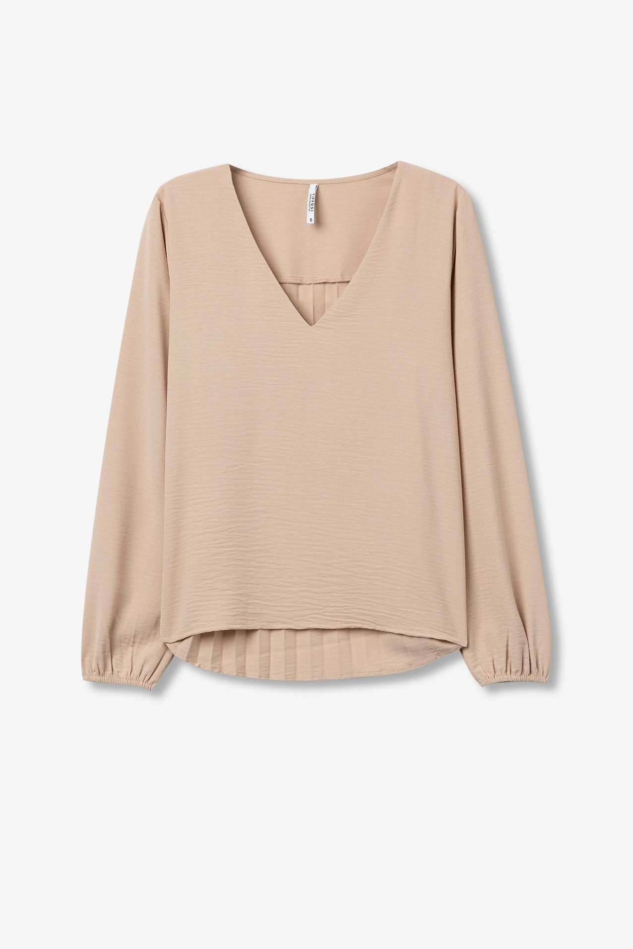 Blouse with Pleated Back