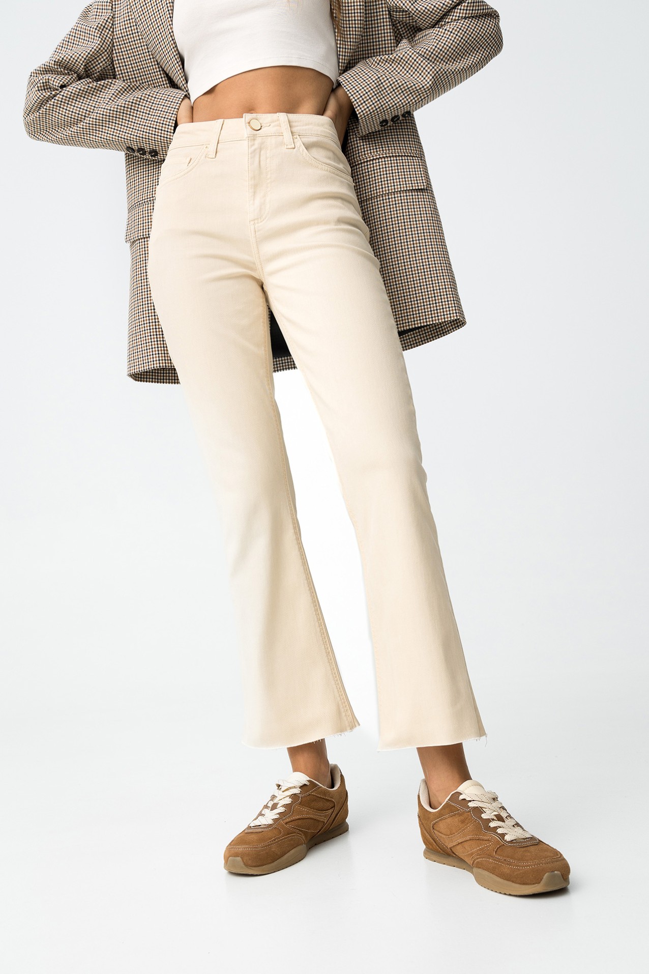 Megan Cropped Flare Jeans