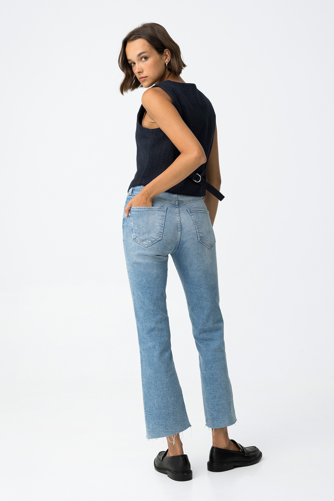 Megan Cropped Flare Jeans