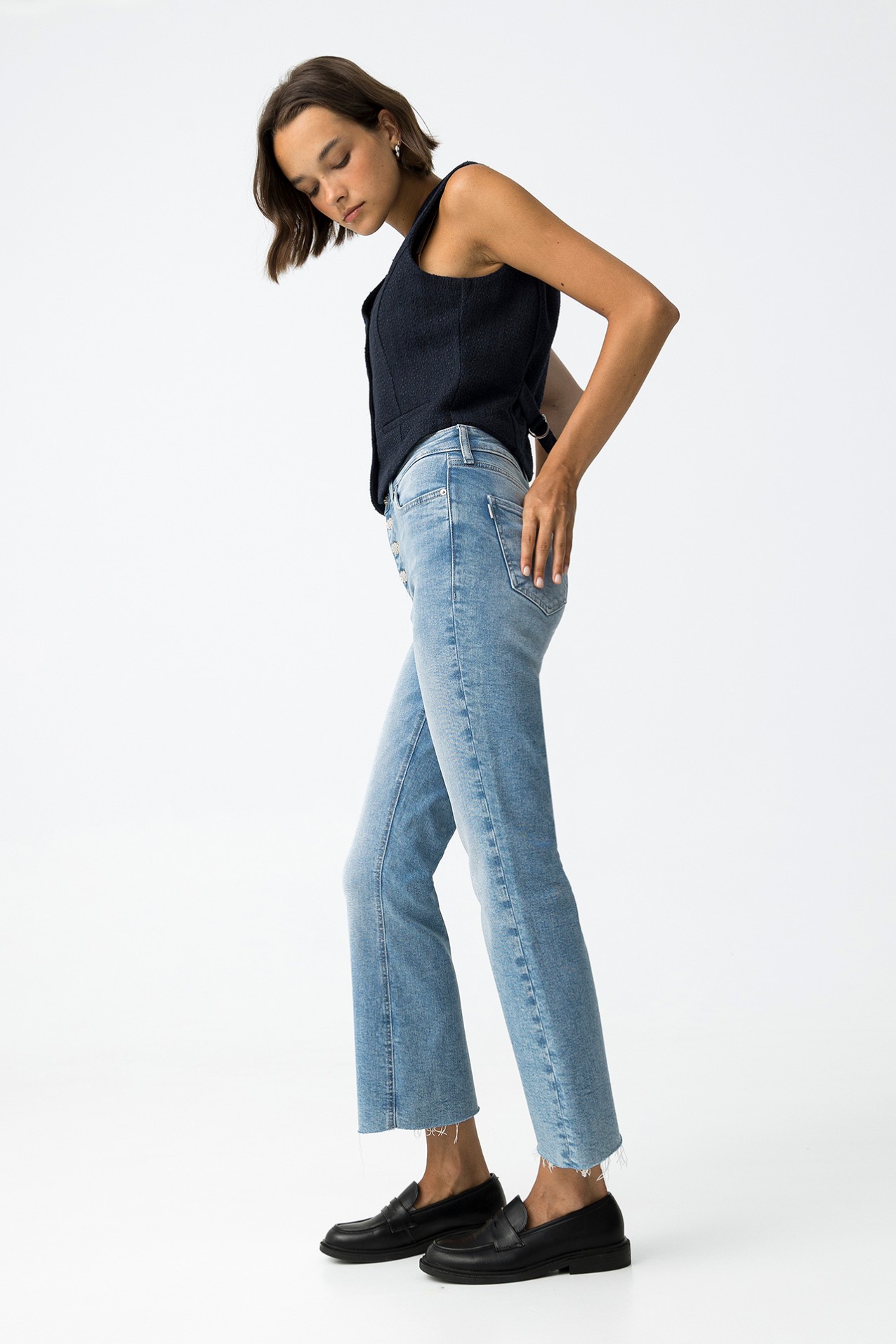 Megan Cropped Flare Jeans