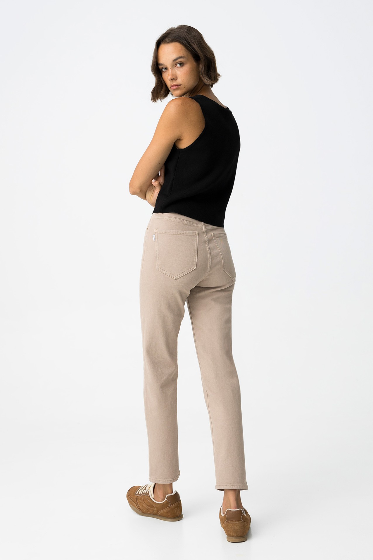 Light Beige Slim Jeans