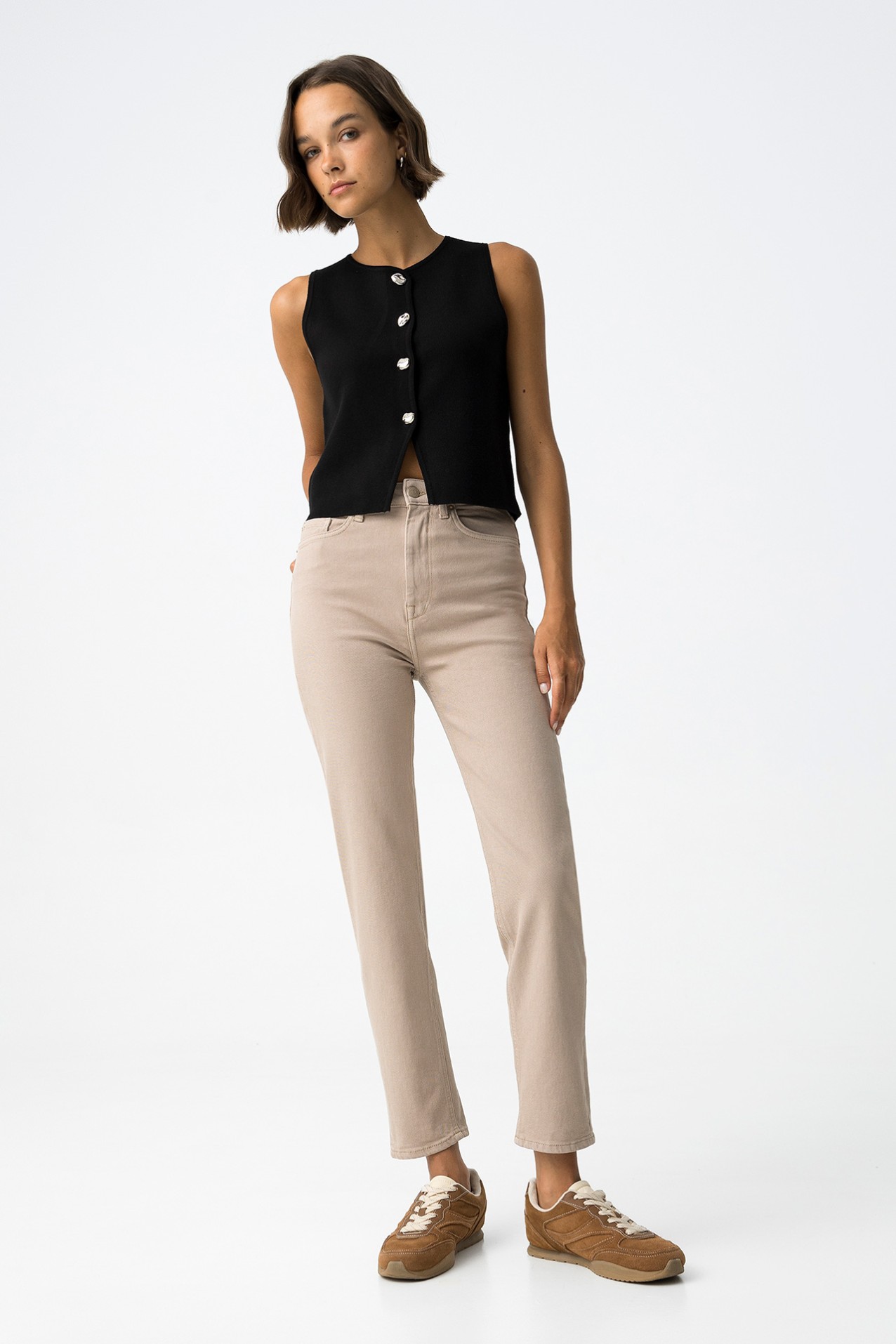 Light Beige Slim Jeans