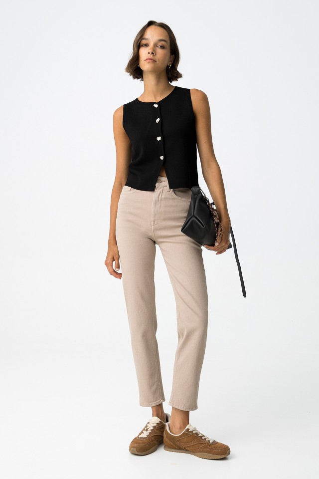 Light Beige Slim Jeans