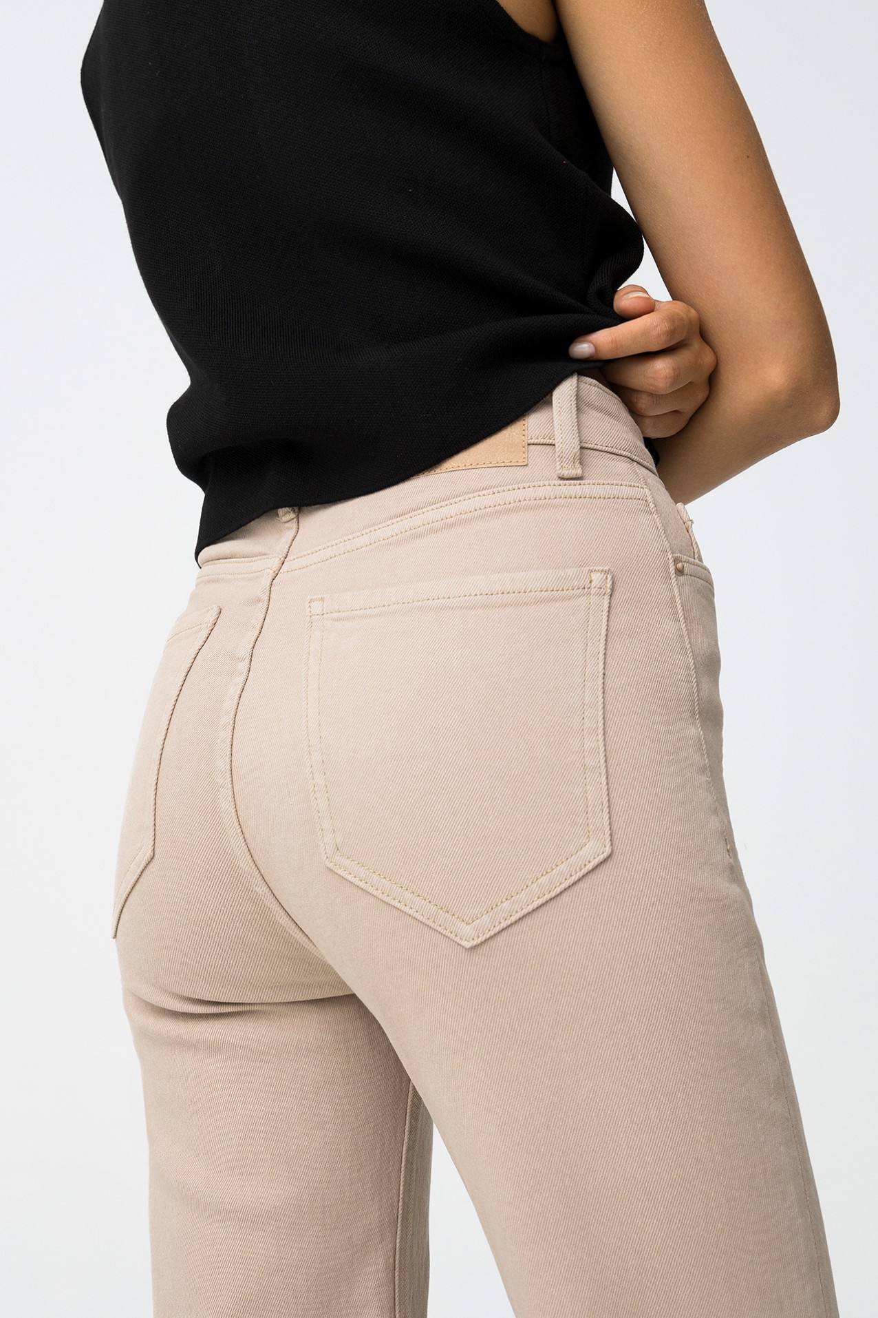 Light Beige Slim Jeans