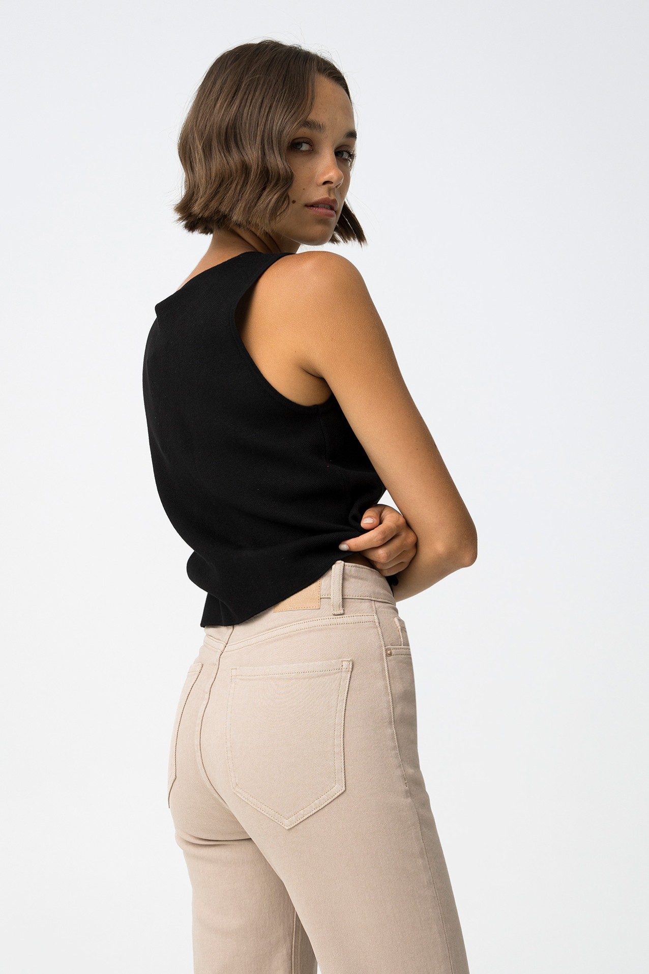 Light Beige Slim Jeans