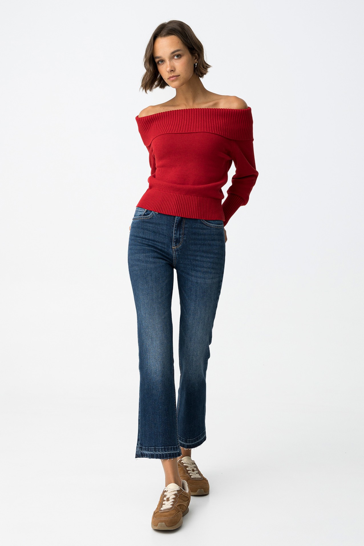 Megan Cropped Flare Jeans