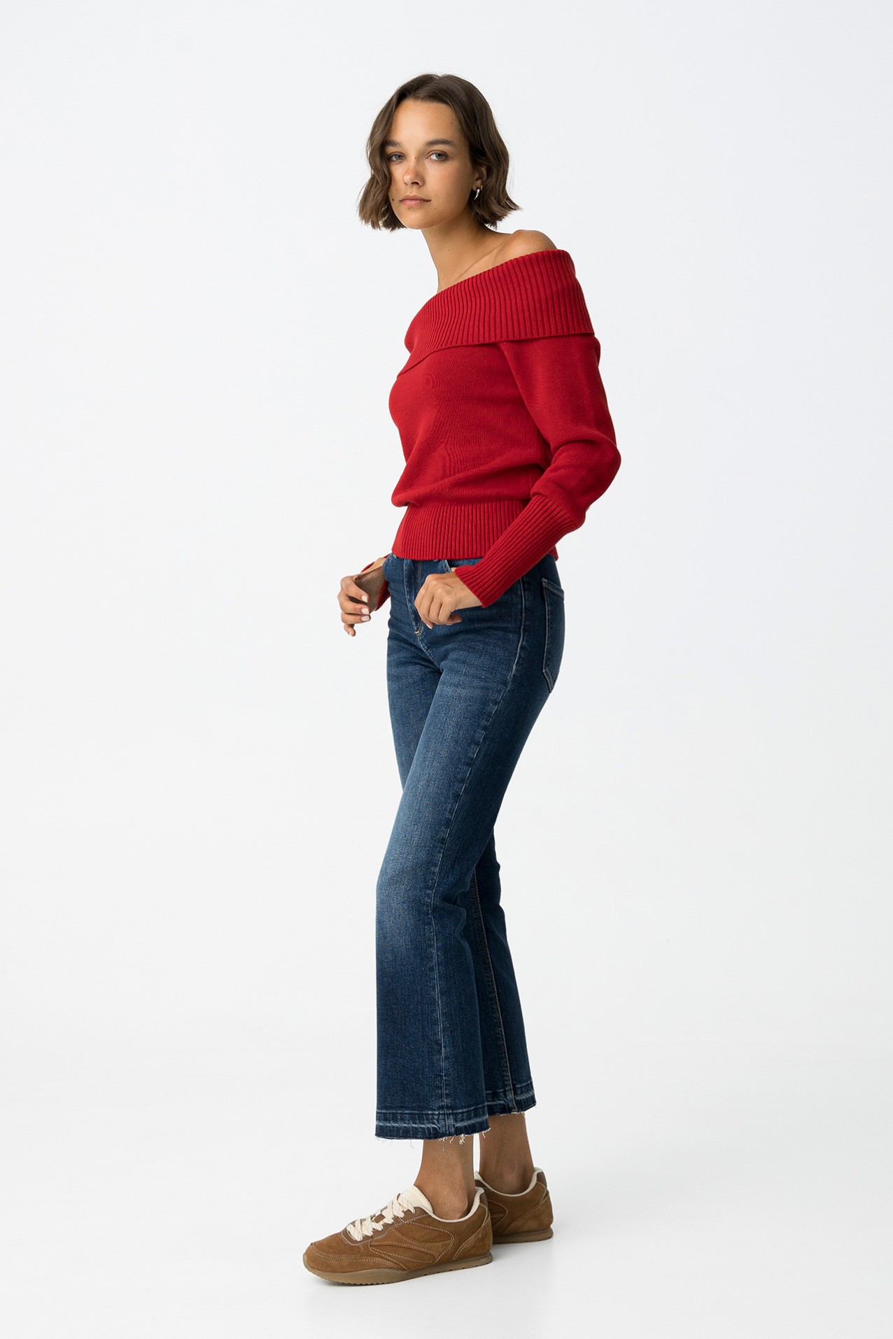 Megan Cropped Flare Jeans