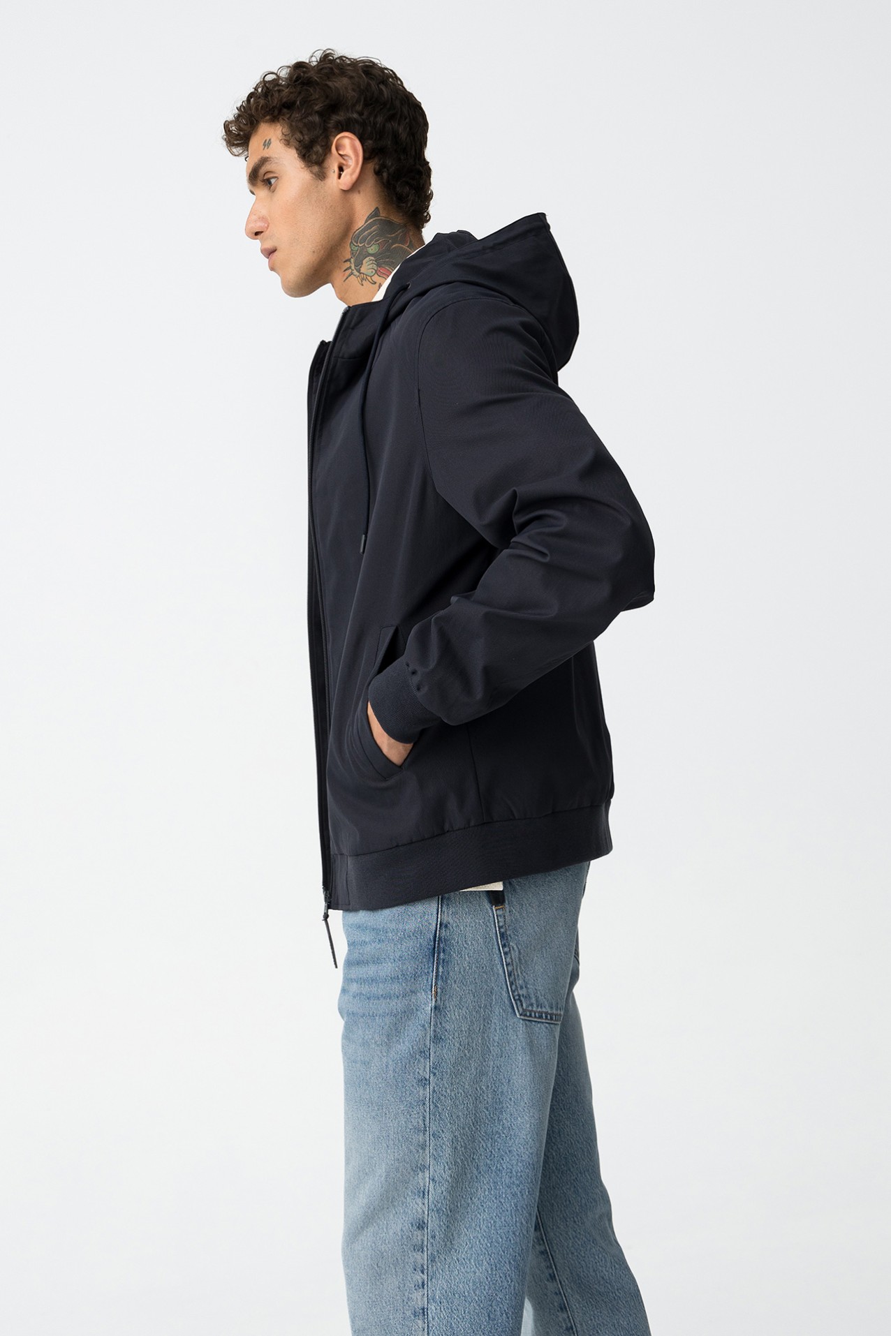 Casaco Regular com Capuz