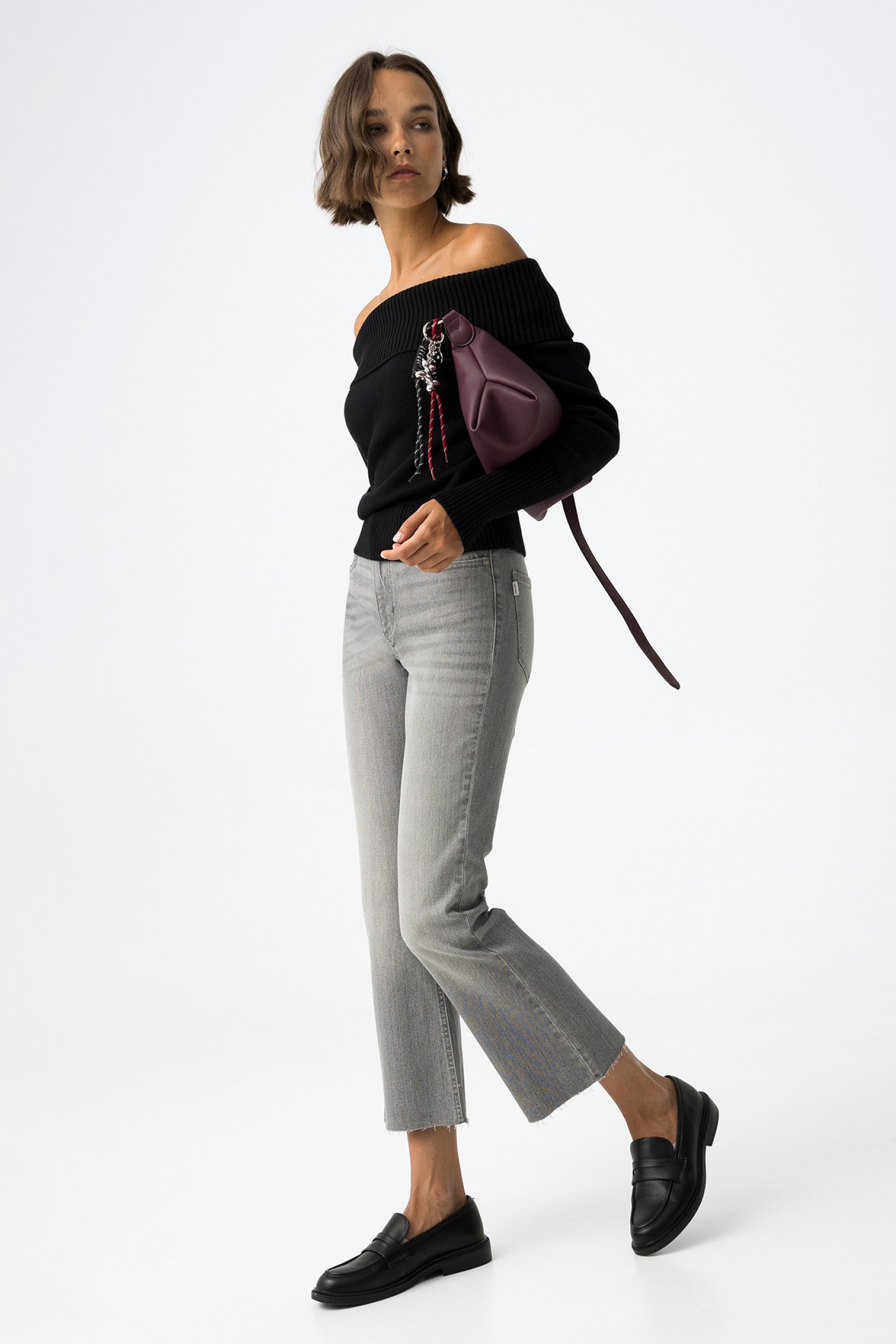 Megan Cropped Flare Jeans