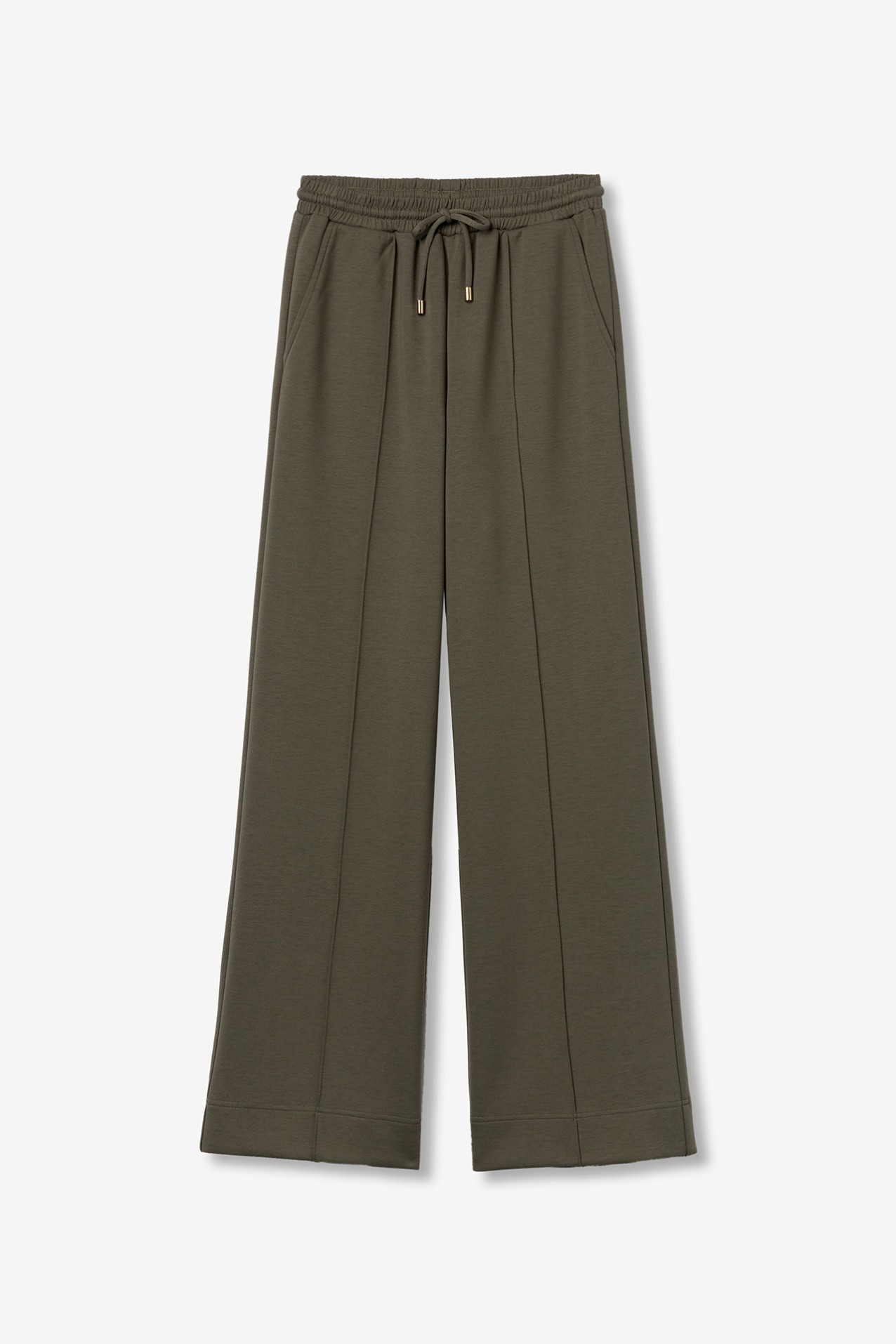 Pantalones Wide Leg Verde